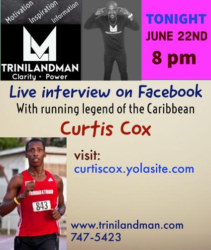 Live Interview on Facebook with Curtis Cox
